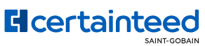 Logo for CertainTeed, a building materials manufacturer, with 