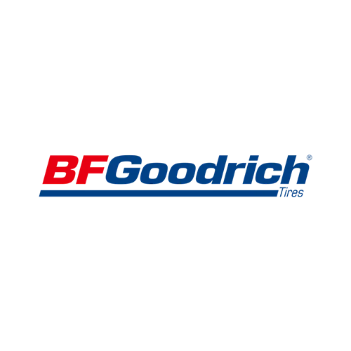 Bfgoodrich tires logo on a white background