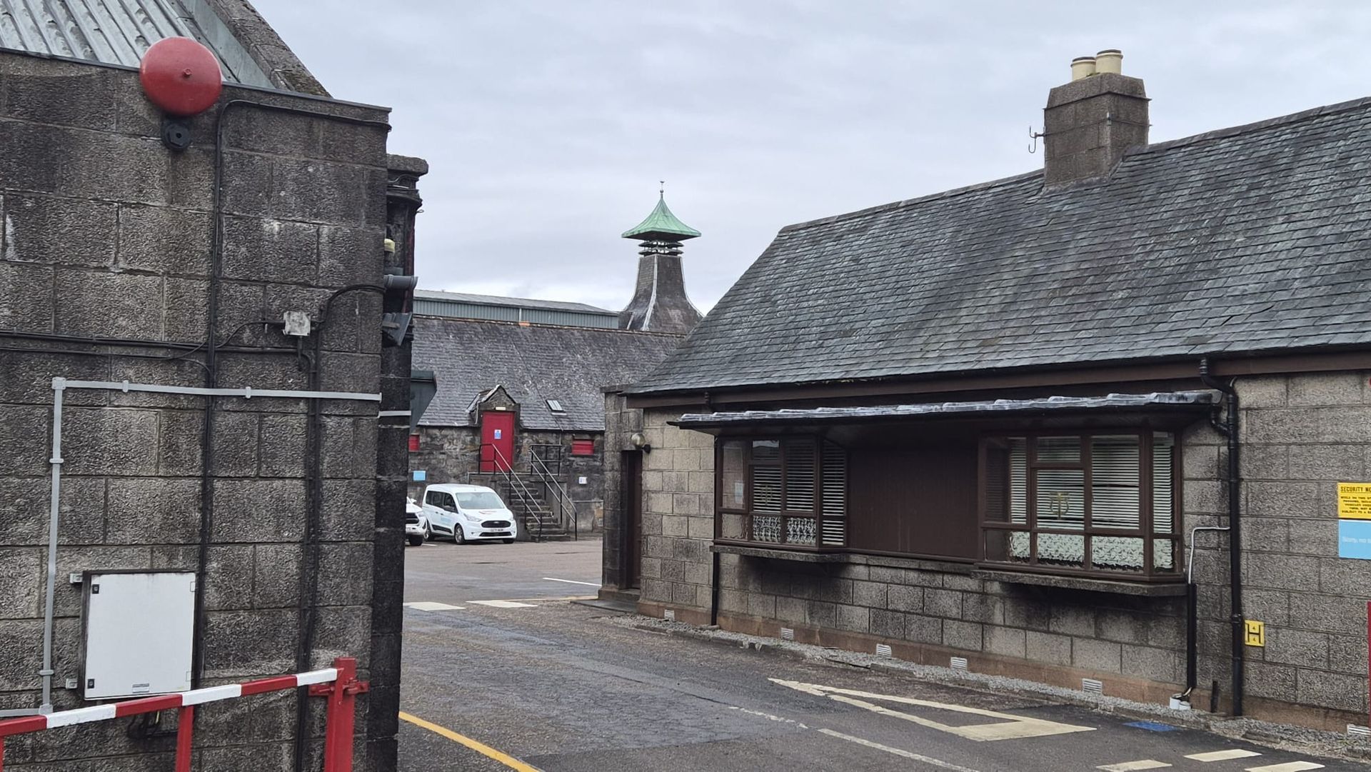 Buildings within the Ardmore Distillery in Kennethmont, Aberdeenshire
