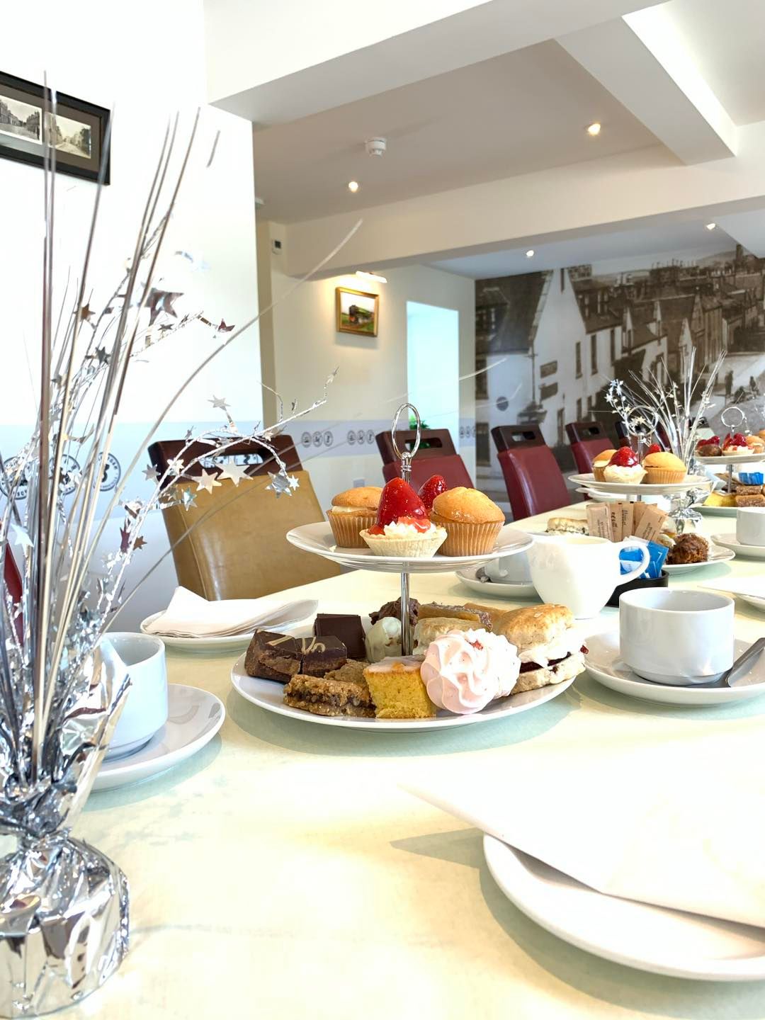 Afternoon tea at The Station Hotel, Insch.