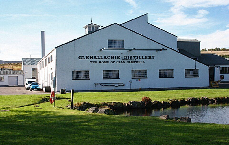 GlenAllachie Distillery in the Scottish Highlands at Elgin