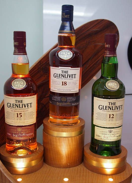 The Glenlivet whisky available at The Station Hotel Insch.