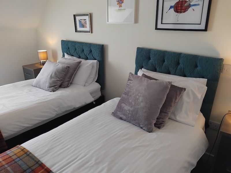 A comfortable family room at The Station Hotel in Insch, Aberdeesnhire, Scotland