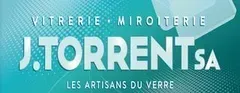 Un logo bleu et blanc pour j.torrent sa