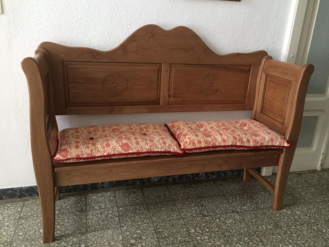 panchina in legno