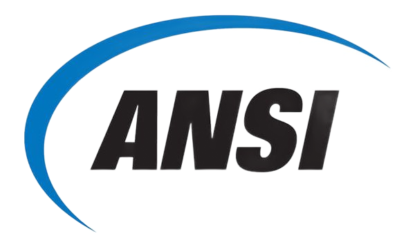 ANSI logo: Black text