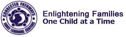 A logo for enlightening families one child at a time