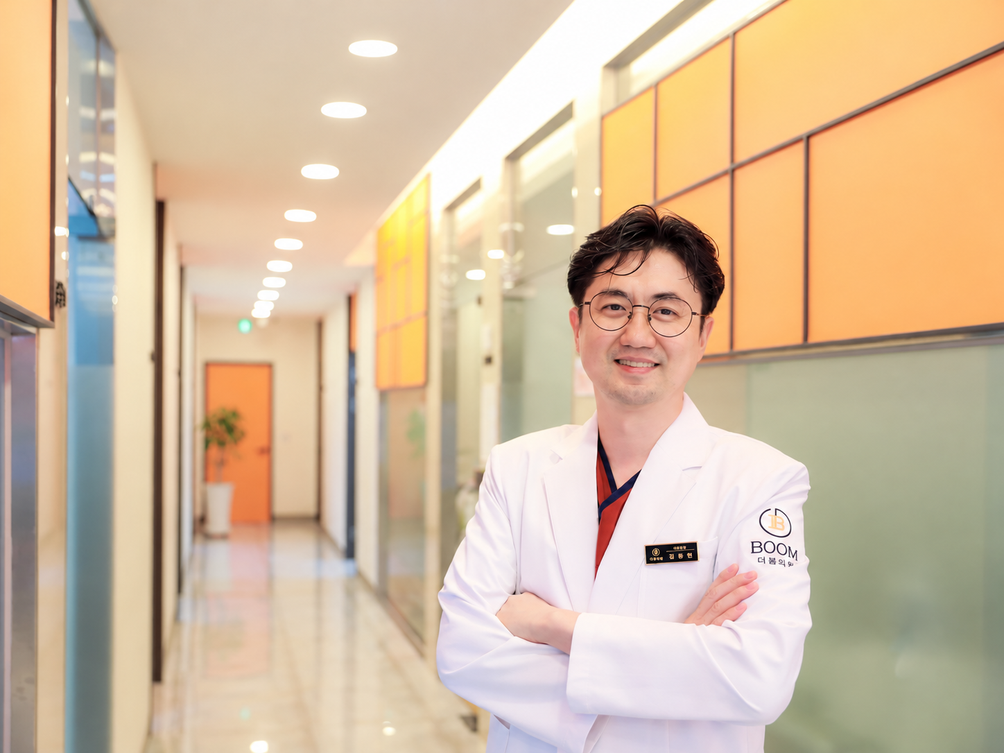 Dr. Kim Dong Hyun, Medical Director of The Boom Dermatology, a skin clinic in Busan Seomyeon