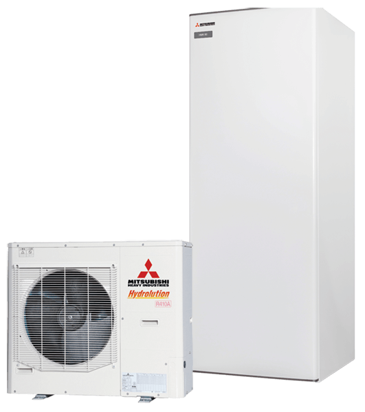 Gaiss-ūdens siltumsūknis  Mitsubishi Hydrolution All-in-one