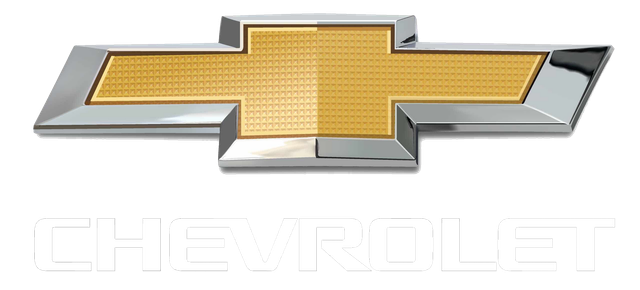 Silver Chevrolet bowtie logo with gold center