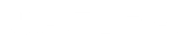 White horizontal rectangle with a thin blue border on a blank background