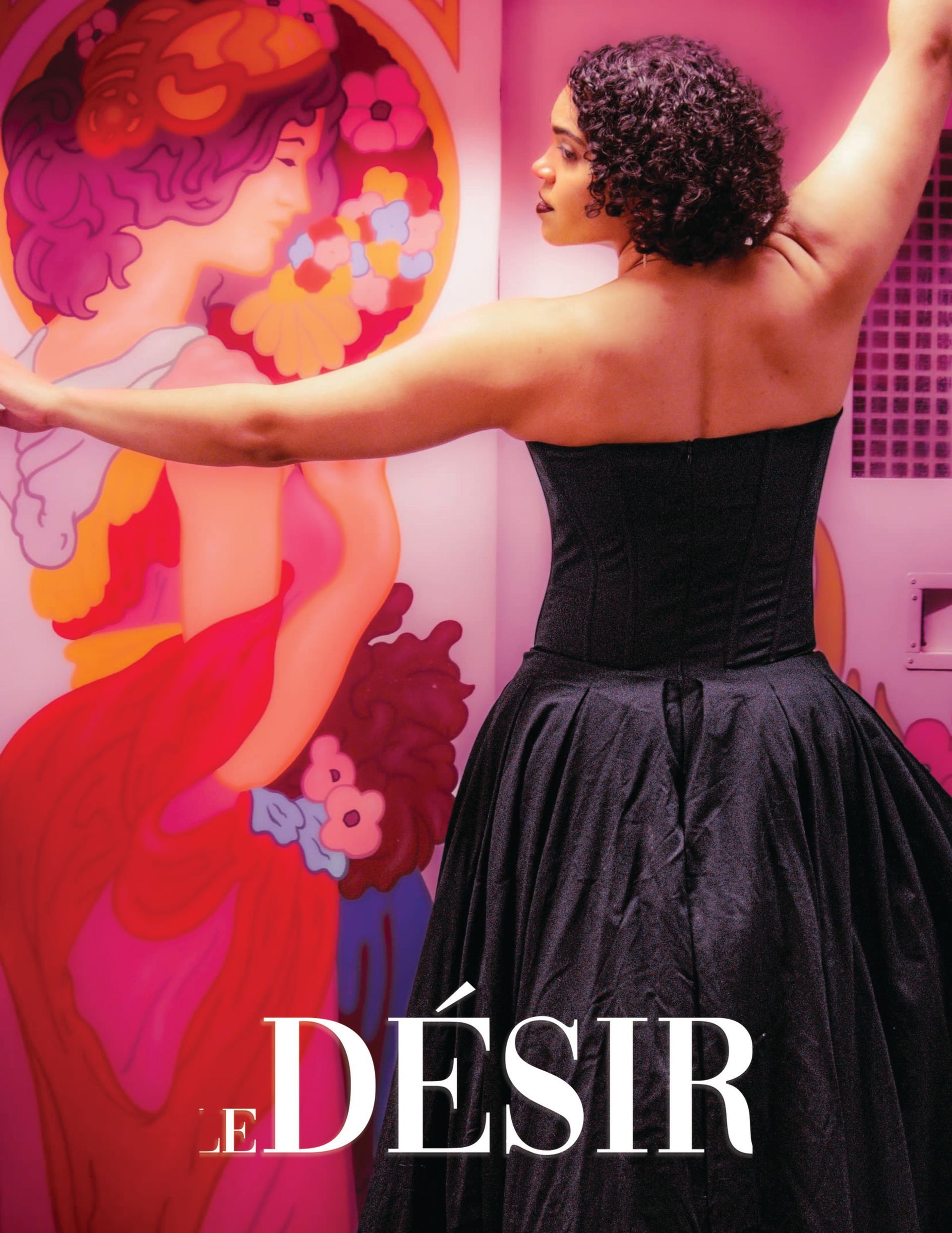 “The Art of Arrival” editorial title page photographed by Verity Visions for Le Désir Magazine.