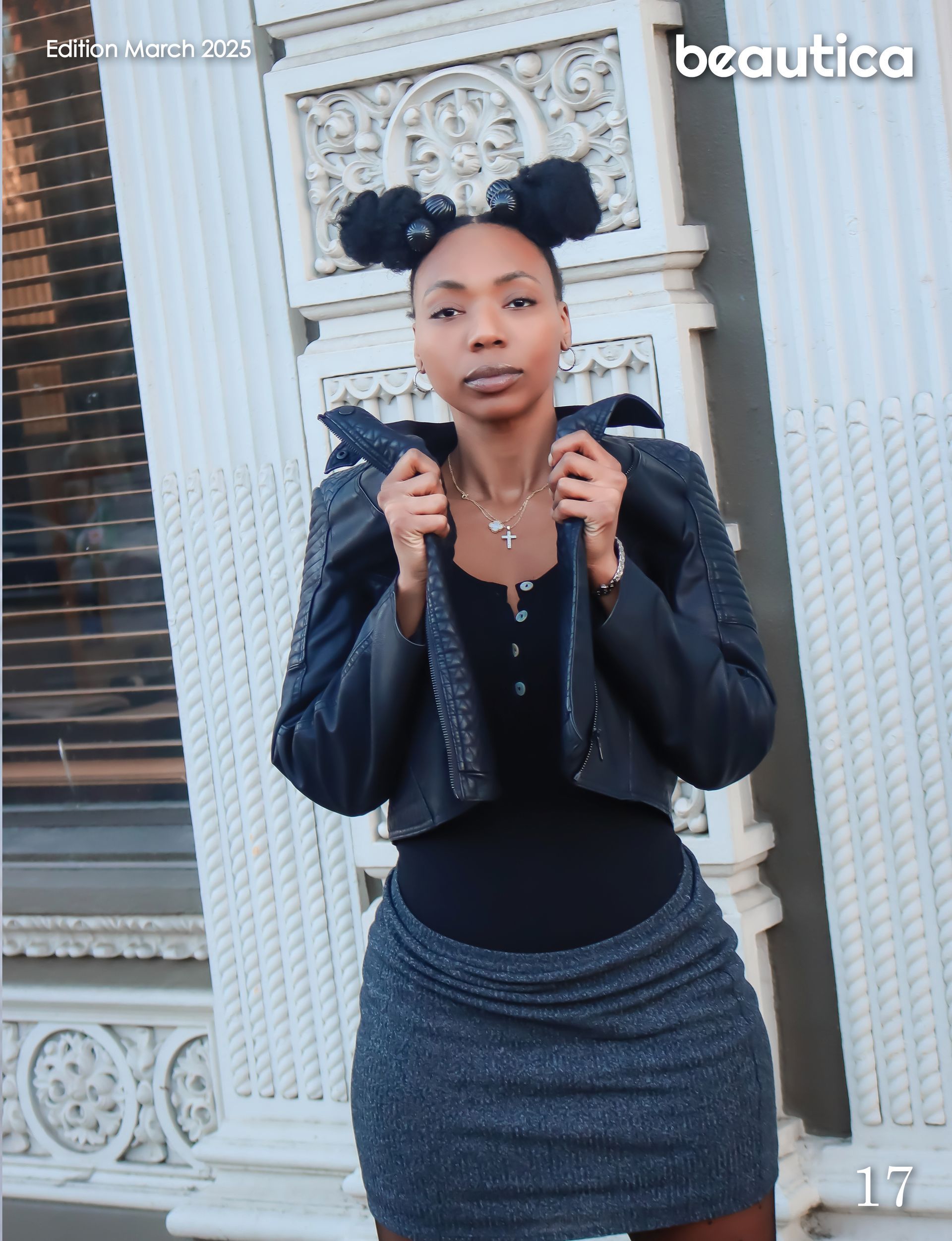 Makeda published in Beautica Magazine, bold editorial by Verity Visions in Salem Oregon showcasing strength and cinematic storytelling.