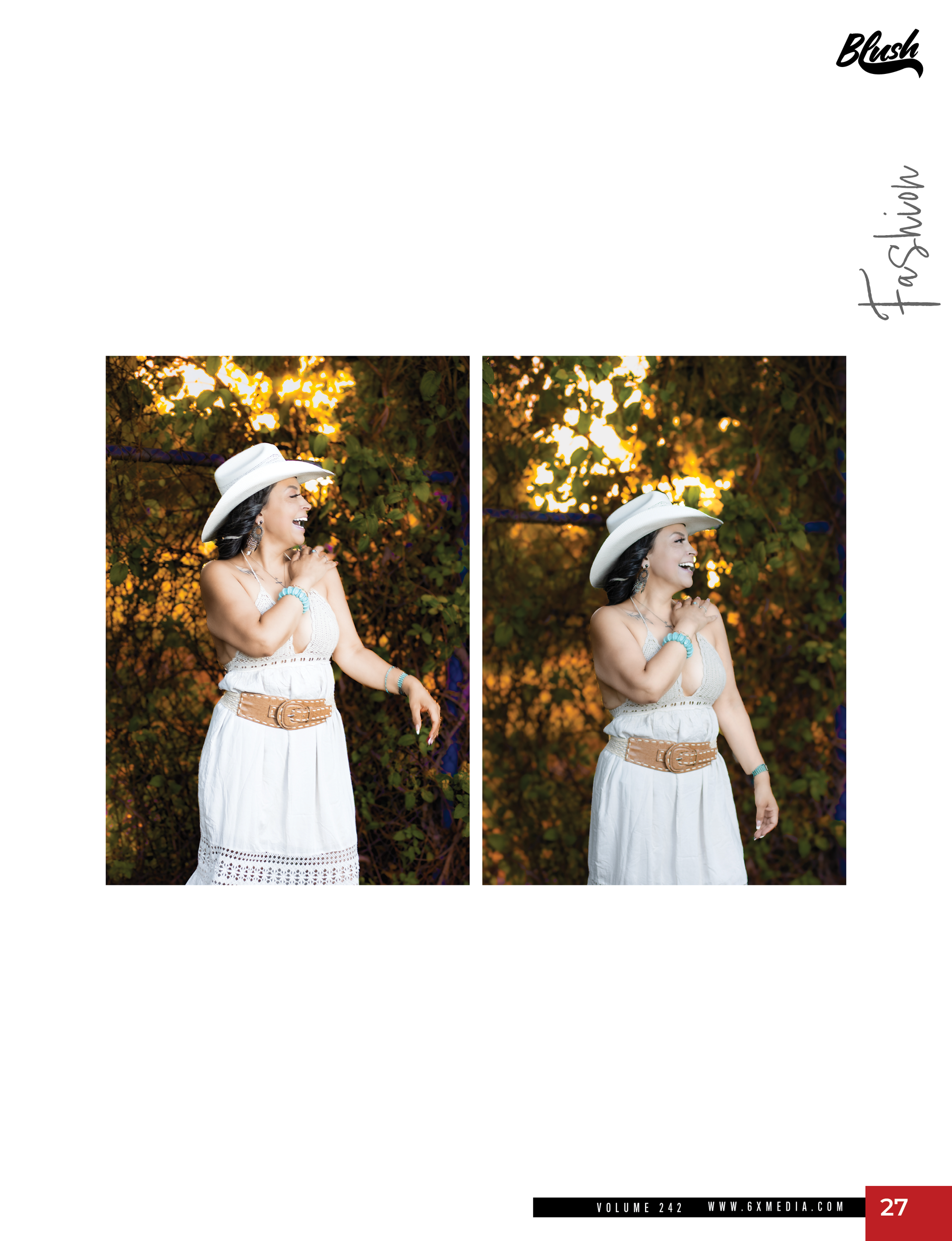 Linda’s Blush Magazine feature showcasing luxury portrait photography for women over 50 in Salem Oregon, captured by Verity Visions to celebrate timeless beauty, confidence, and feminine strength.