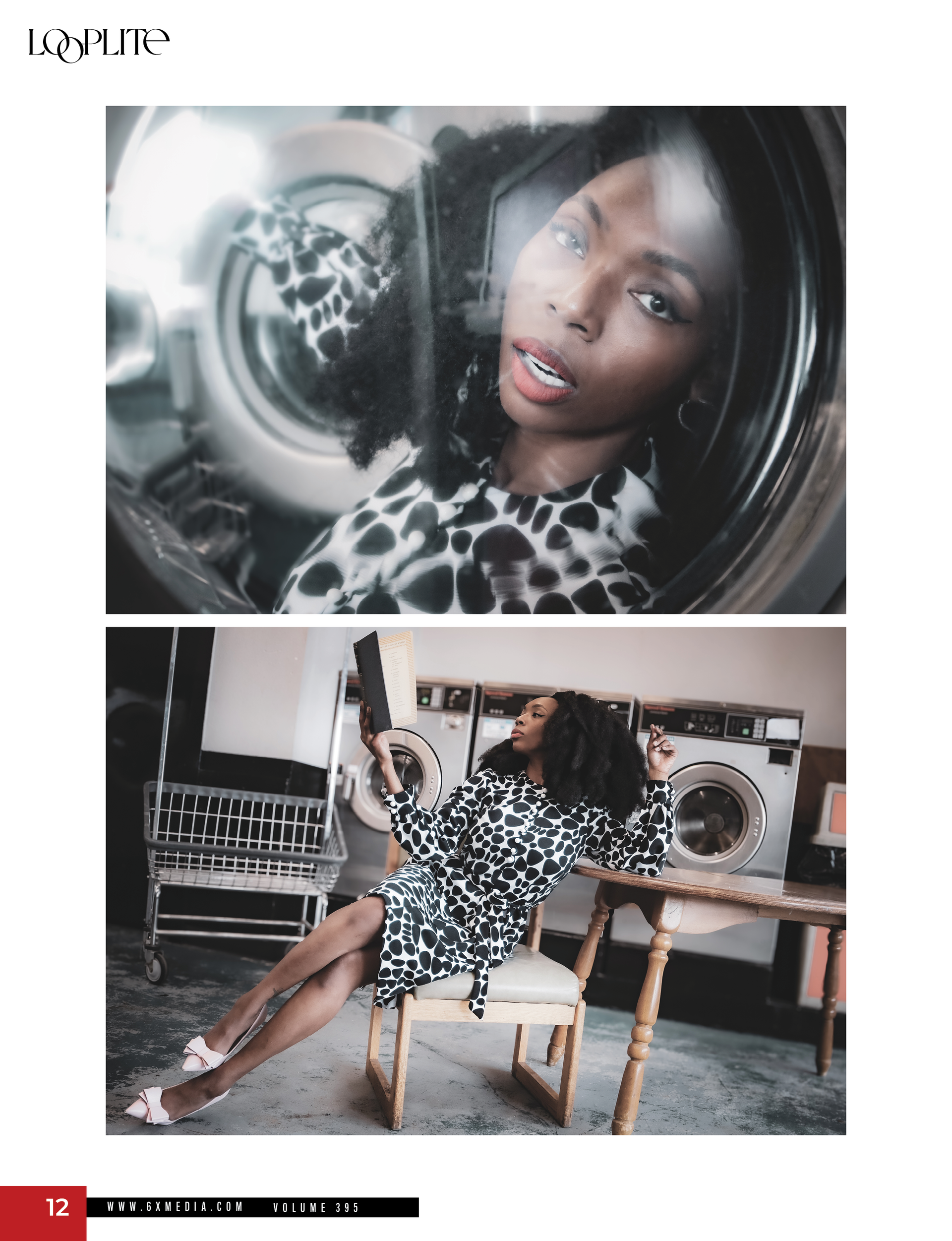 Makeda published in LoopLite Magazine, cinematic editorial by Verity Visions showcasing luxury storytelling in Salem Oregon photography.