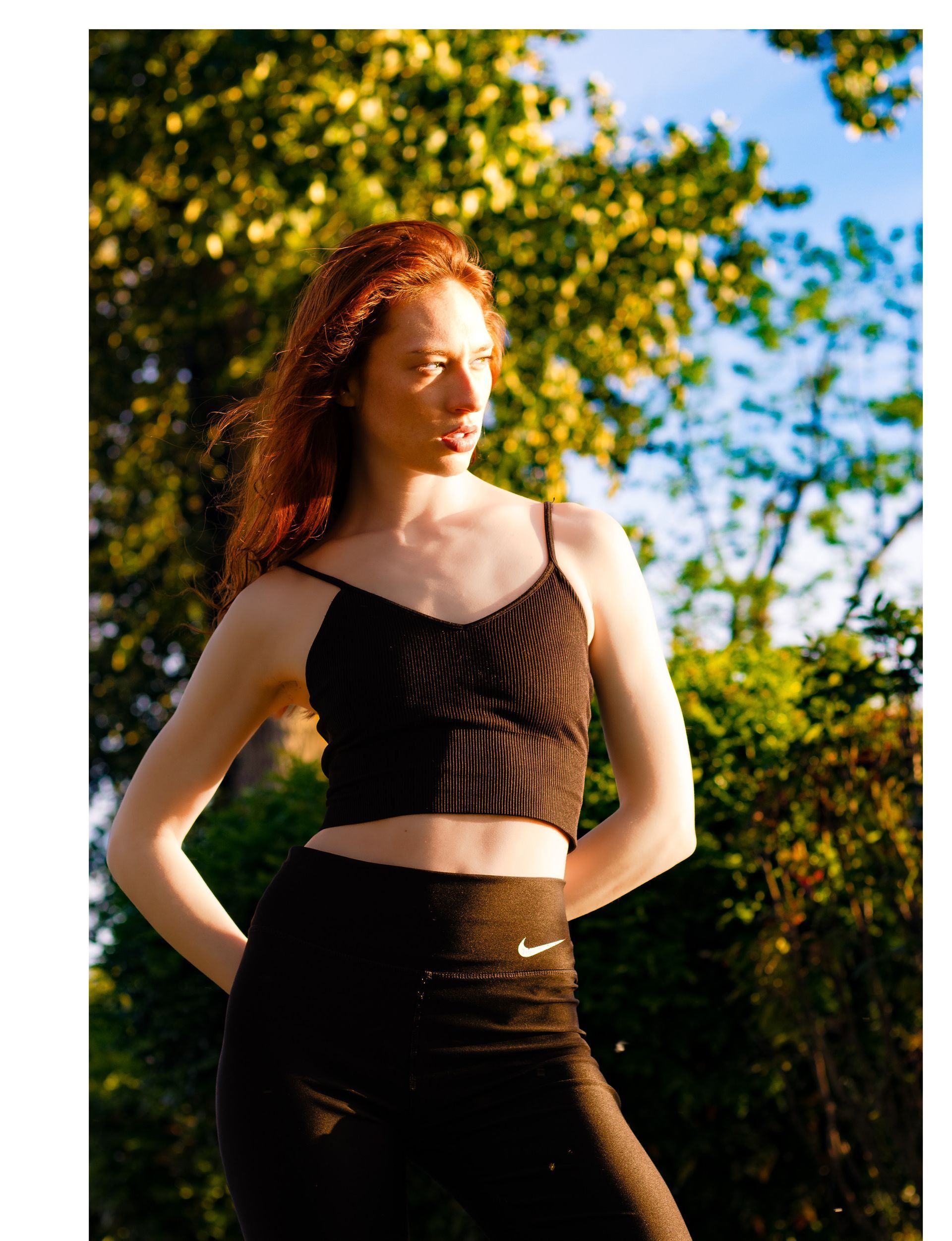 Kiera Brown on the June 2025 Malvie Magazine cover, Nike-inspired editorial at Riverfront Park in Salem Oregon by Verity Visions.