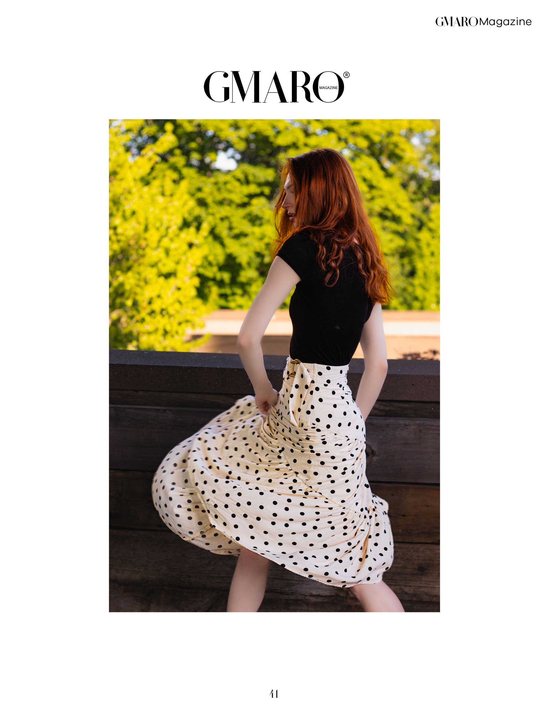 Kiera Brown published in Gmaro Magazine June 2025, rooftop editorial in downtown Salem Oregon by Verity Visions in luxury cinematic style.