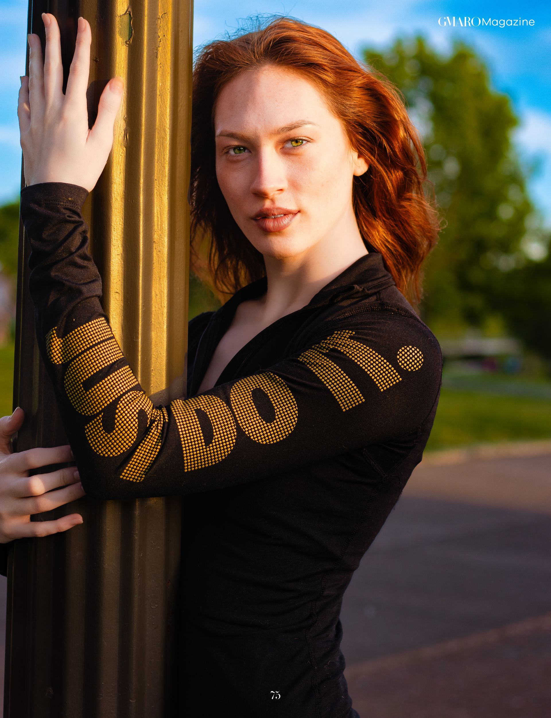 Kiera Brown published in Gmaro Magazine July 2025, Nike fashion editorial at Riverfront Park in Salem Oregon by Verity Visions.