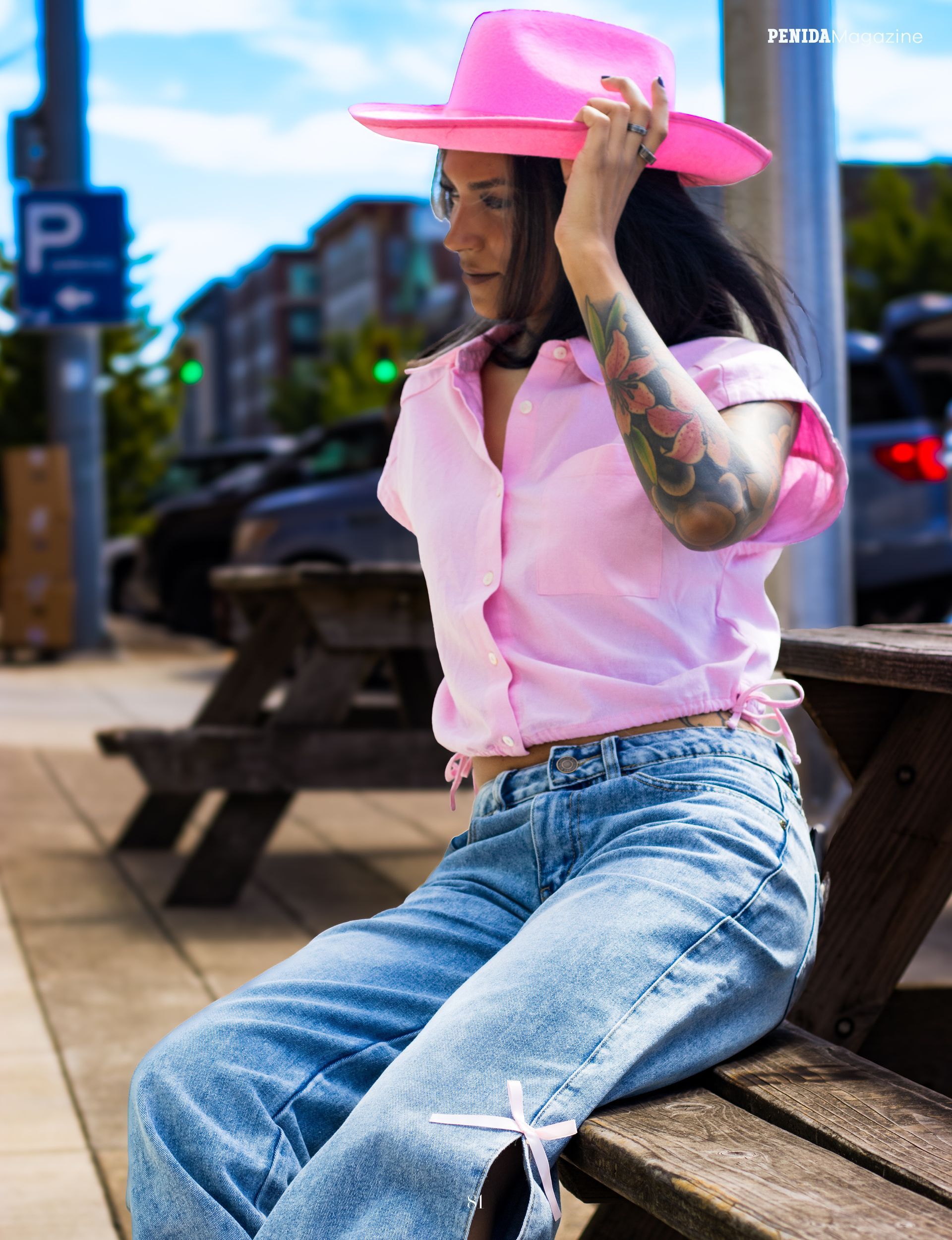 Model Kasi published in Penida Magazine, photographed by Verity Visions in Salem Oregon during a spontaneous luxury editorial session