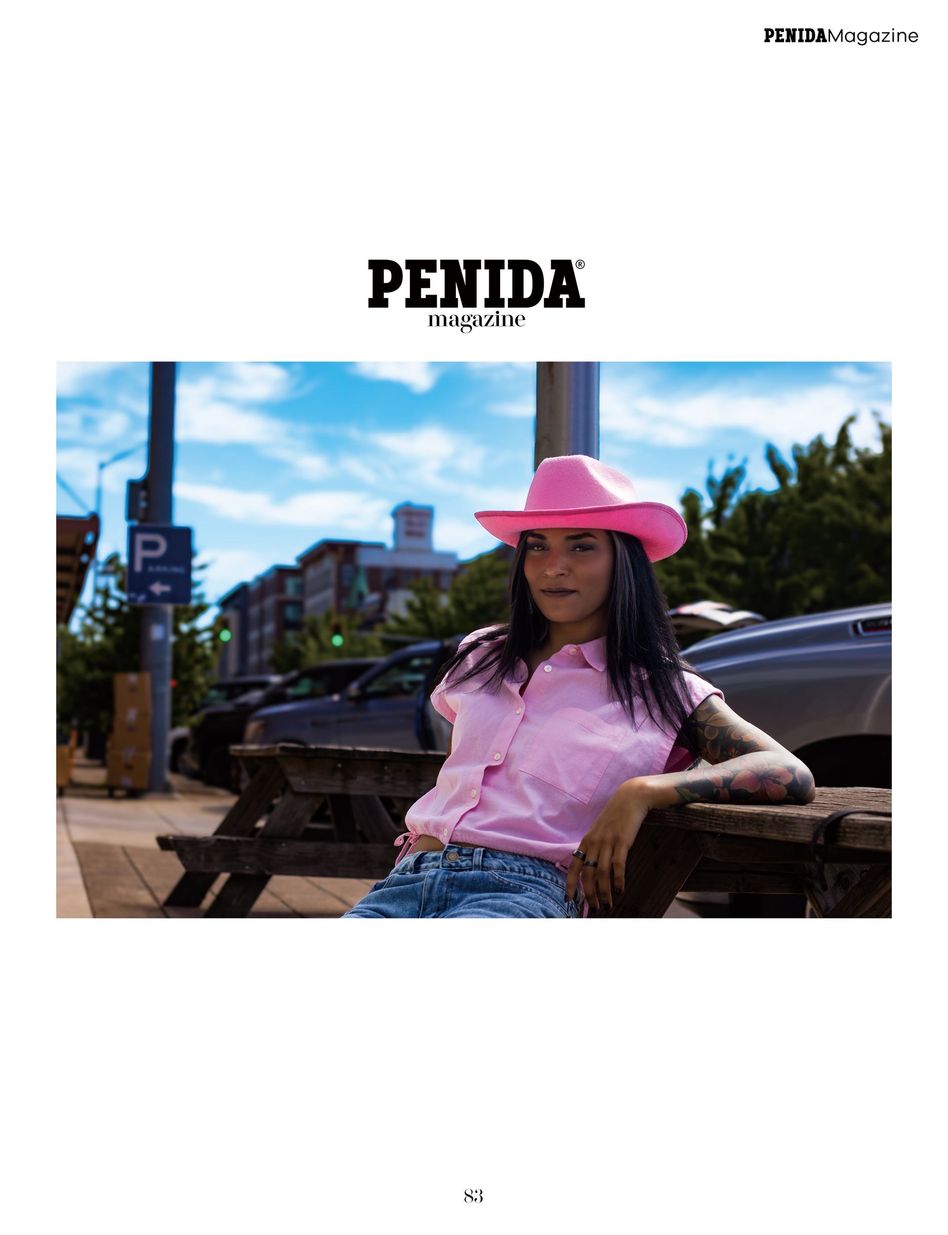 Model Kasi published in Penida Magazine, photographed by Verity Visions in Salem Oregon during a spontaneous luxury editorial session