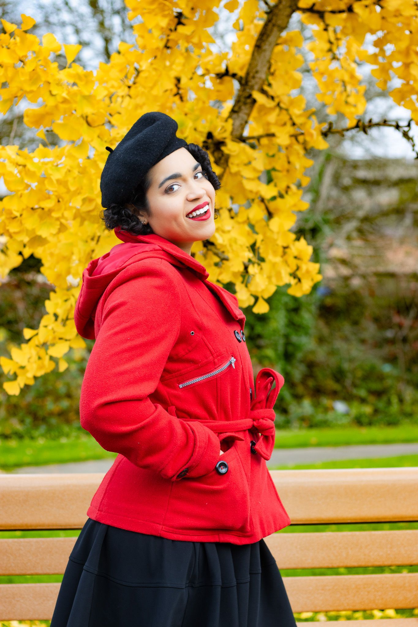Editorial model portrait photographed in natural light for a professional portfolio session in Salem Oregon