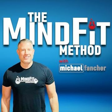 Podcast cover: Man in black shirt smiles, in front of