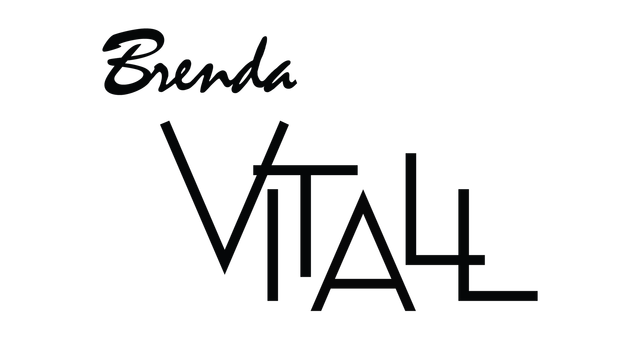 Logotipo de Benda Vital en letra cursiva negra y letras estilizadas en negrita sobre un fondo blanco.