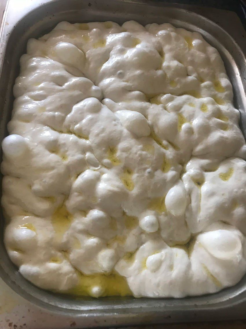 Tub of meringue