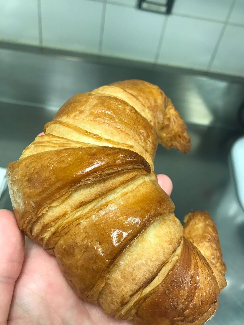 Homemade croissant