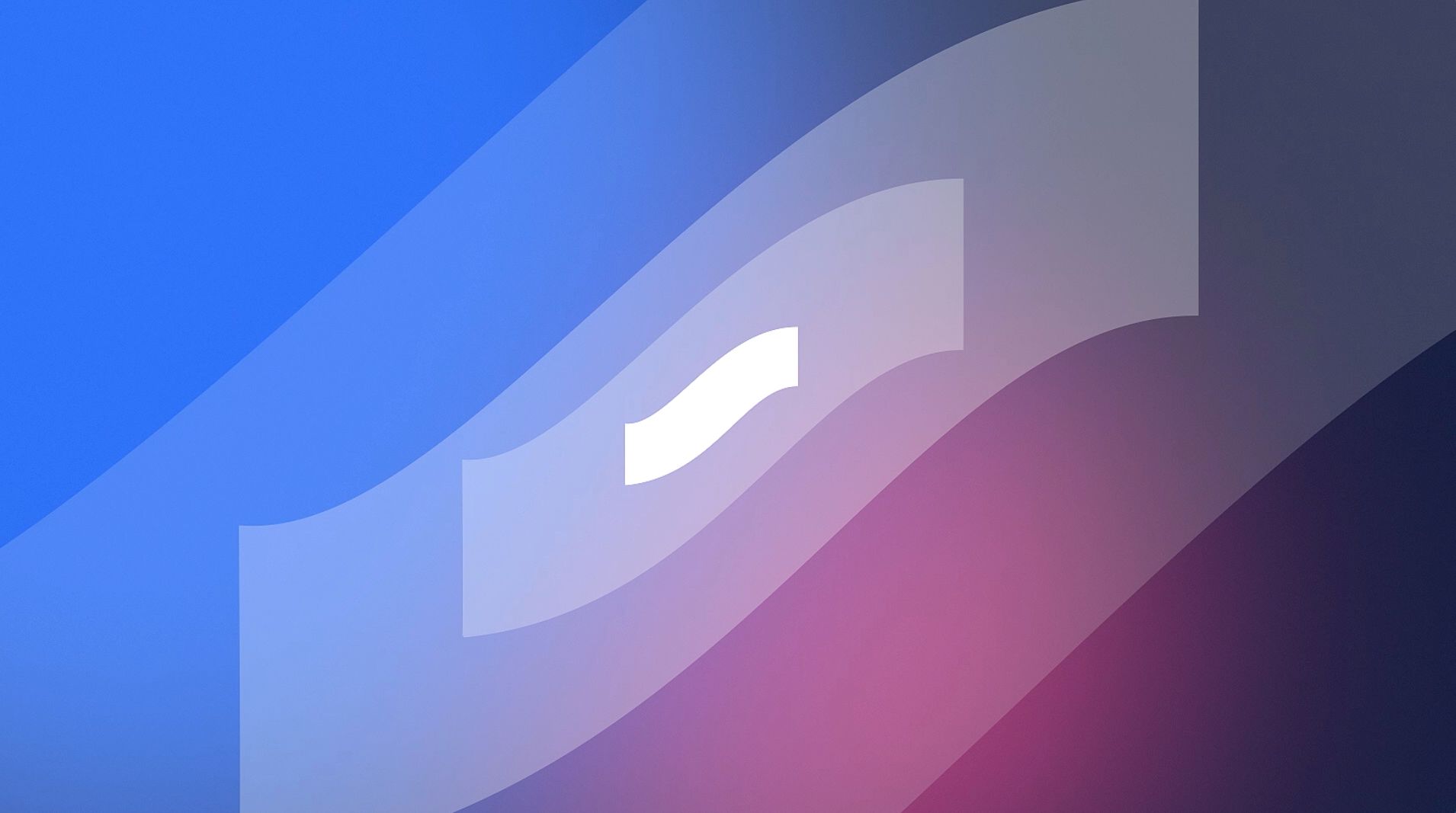 Abstract blue, purple, and pink gradient background with soft curved layers and a small white shape in the center Abstract blue, purple, and pink gradient background with soft curved layers and a small white shape in the center