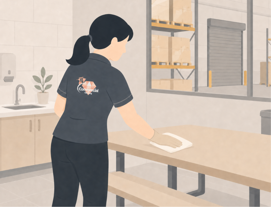 Warehouse commercial cleaning