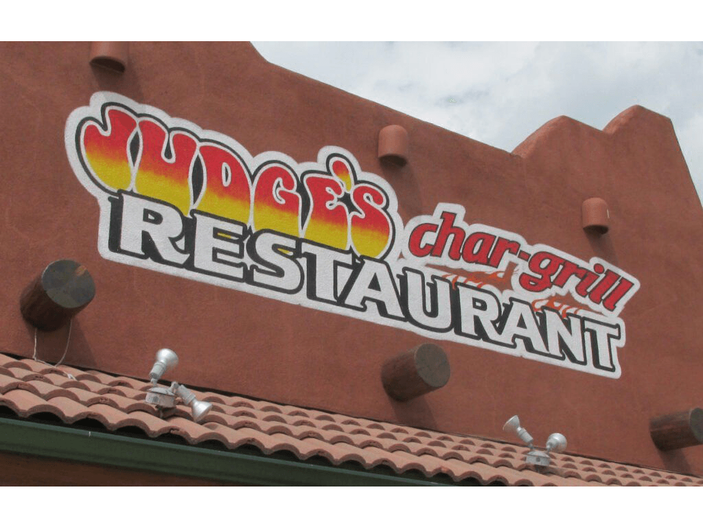 Hand painted wall lettering