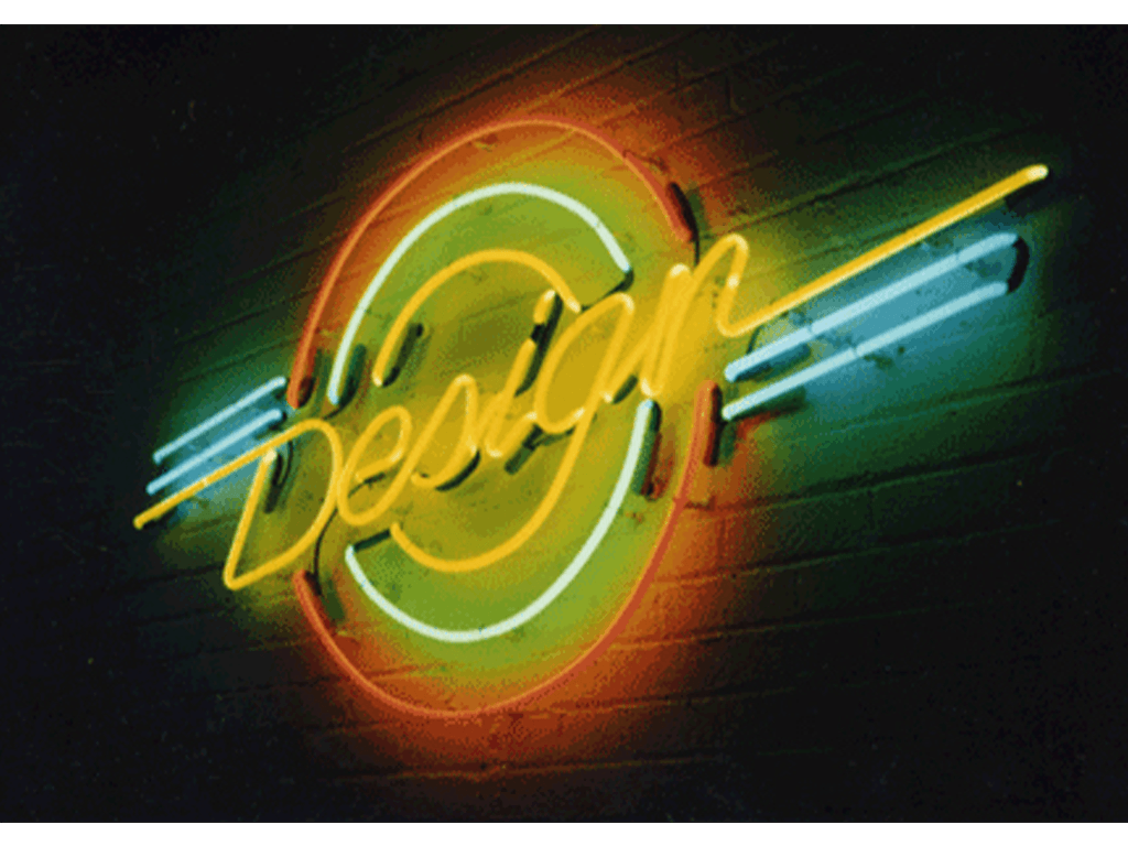 Custom neon signs with multiple colors