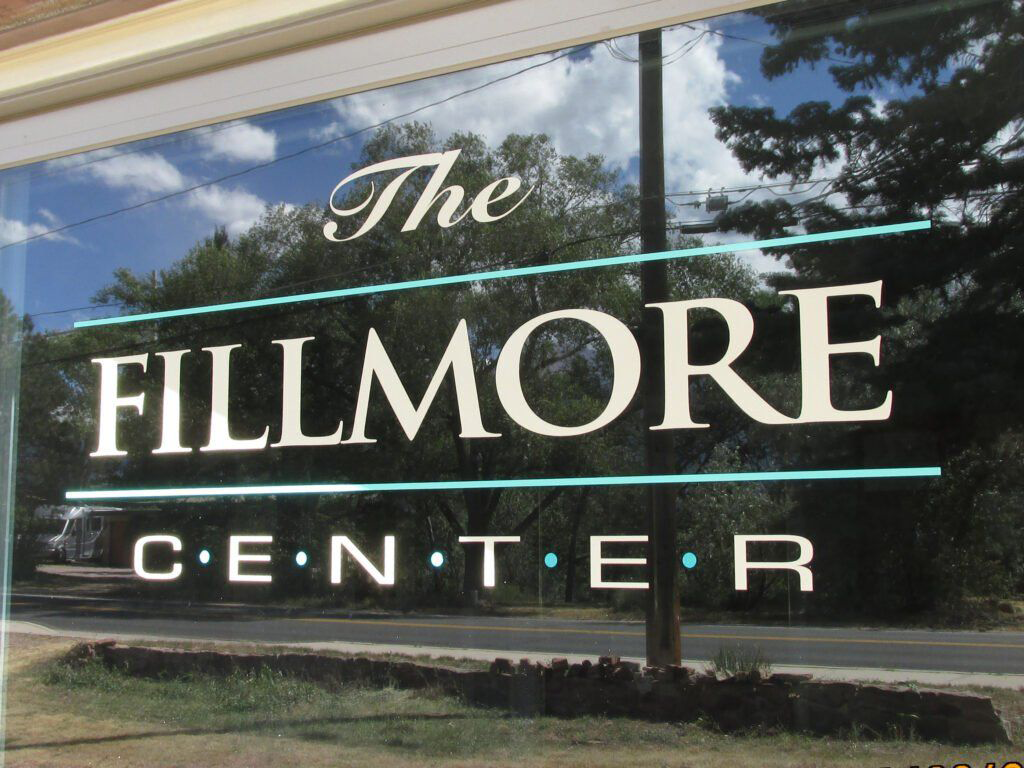 Vinyl window lettering