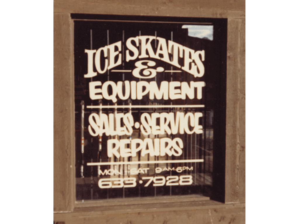 Hand lettered windows