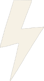 Beige lightning bolt icon on a white background Beige lightning bolt icon on a white background