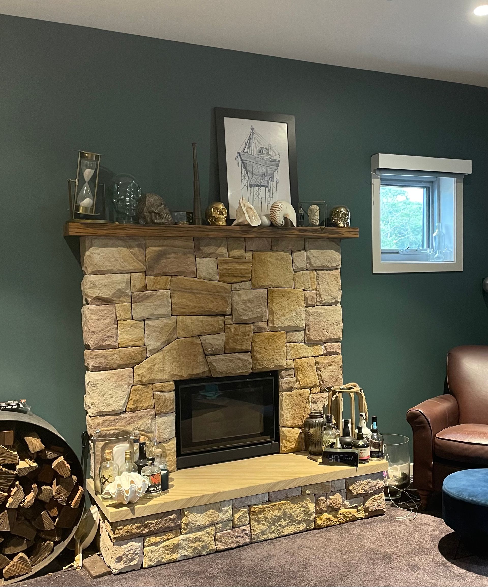 A Room is Being Remodeled With a Scaffolding and a Table — Timeless Painting In Umina Beach, NSW