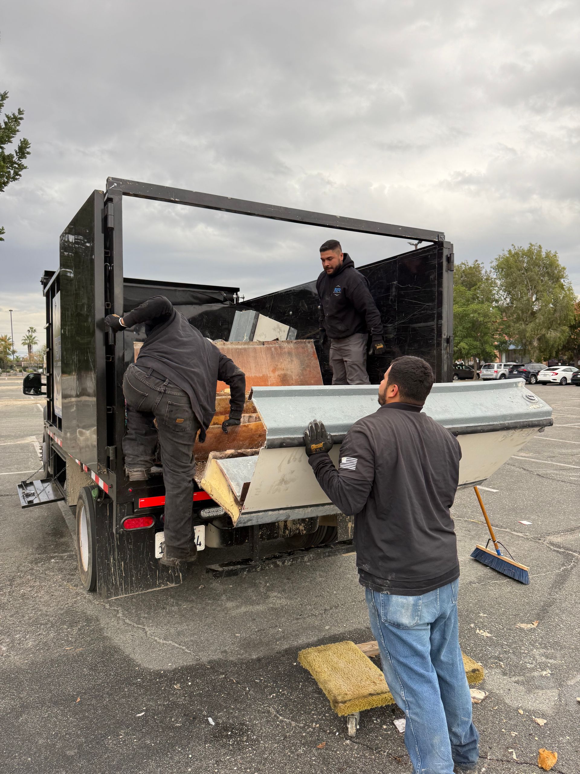 Professional Junk Removal Service in Glendora, CA clearing unwanted items before a residential flooring project