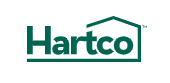 Hartco logo with green text and a house icon within a rectangle.