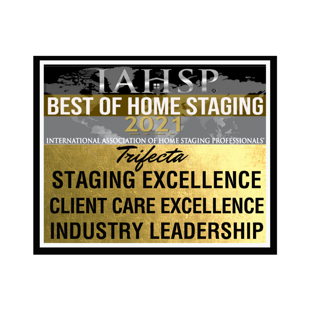AHSP Best of Home Staging 2021 award plaque 
