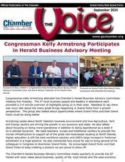 Chamber of commerce the voice magazine is a newspaper.