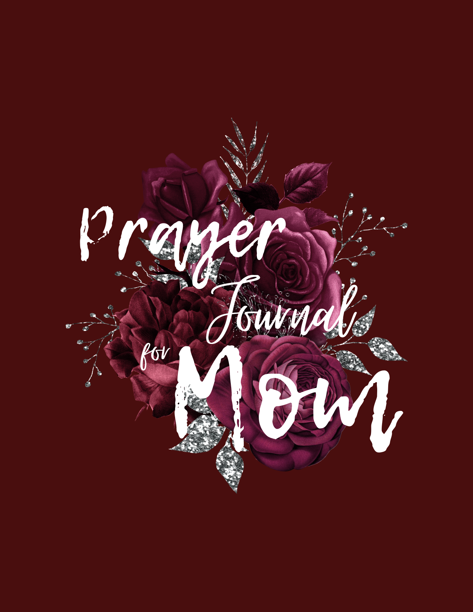 Maroon floral cover, 
