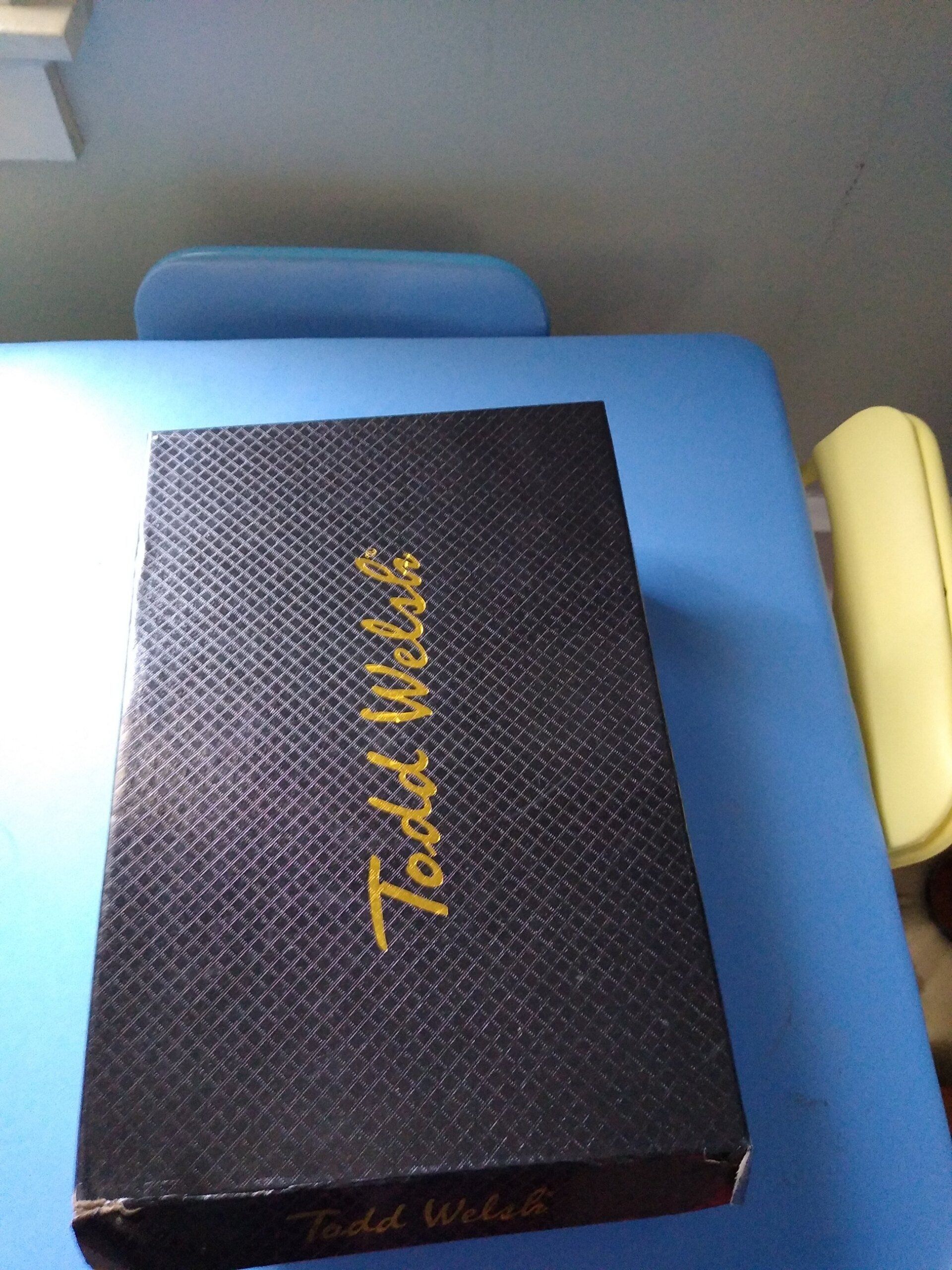Black box with gold 