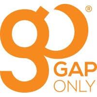 The logo for gap only is orange and white.