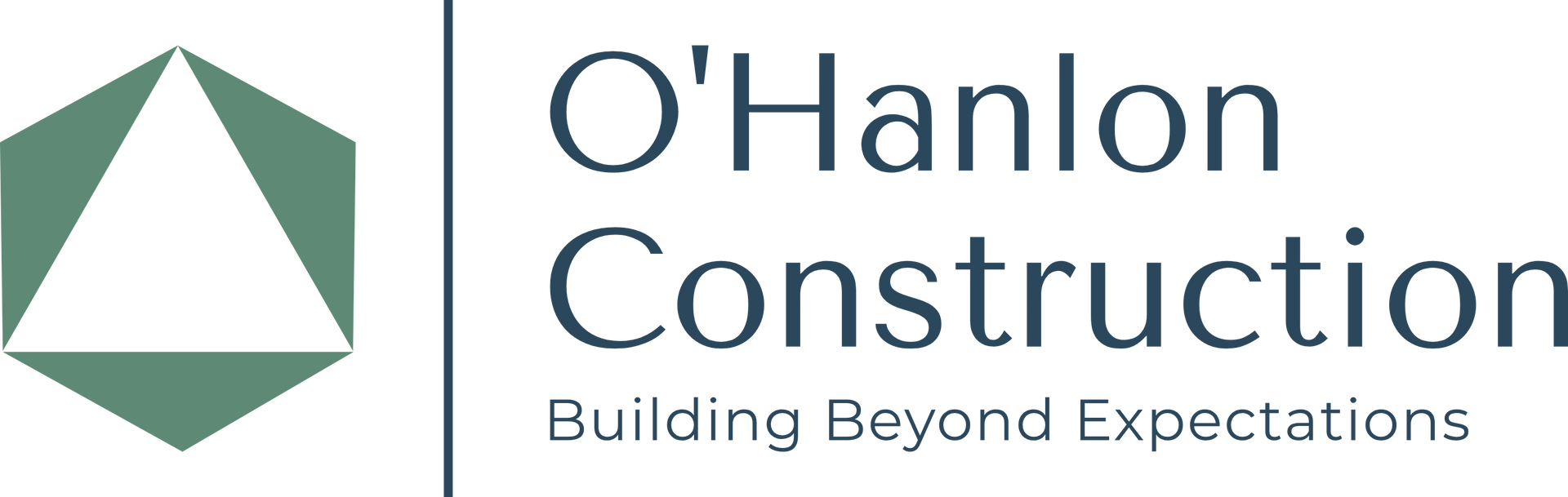 CLE Remodeling Co. A logo for o 'hanlon construction building beyond expectations