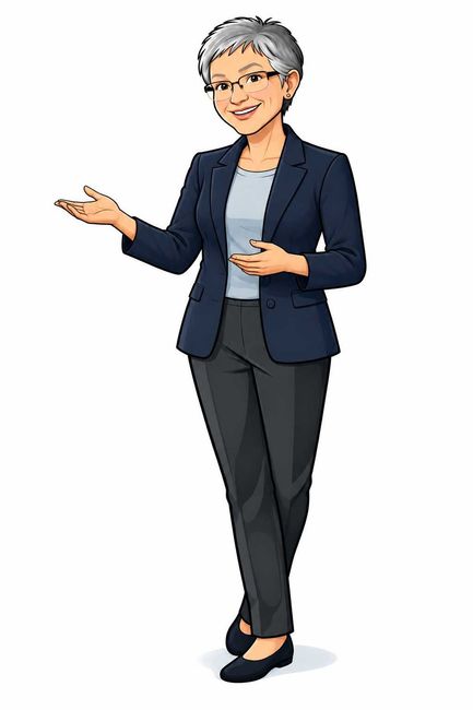 Illustrated figure thinking