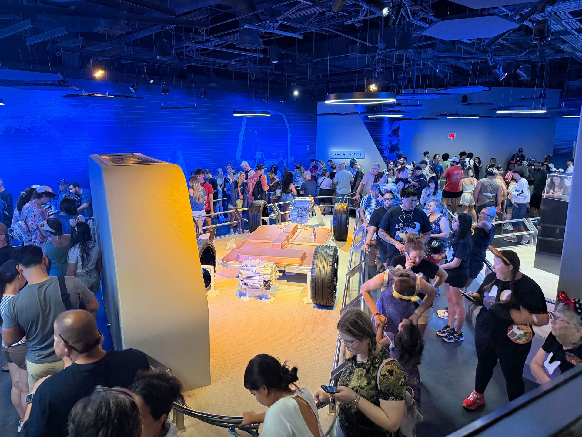 Lines at Test Track Epcot Walt Disney World