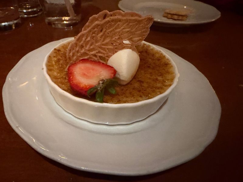 Dessert at Le Cellier Epcot