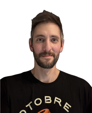 Portrait of a man with a black T-Shirt