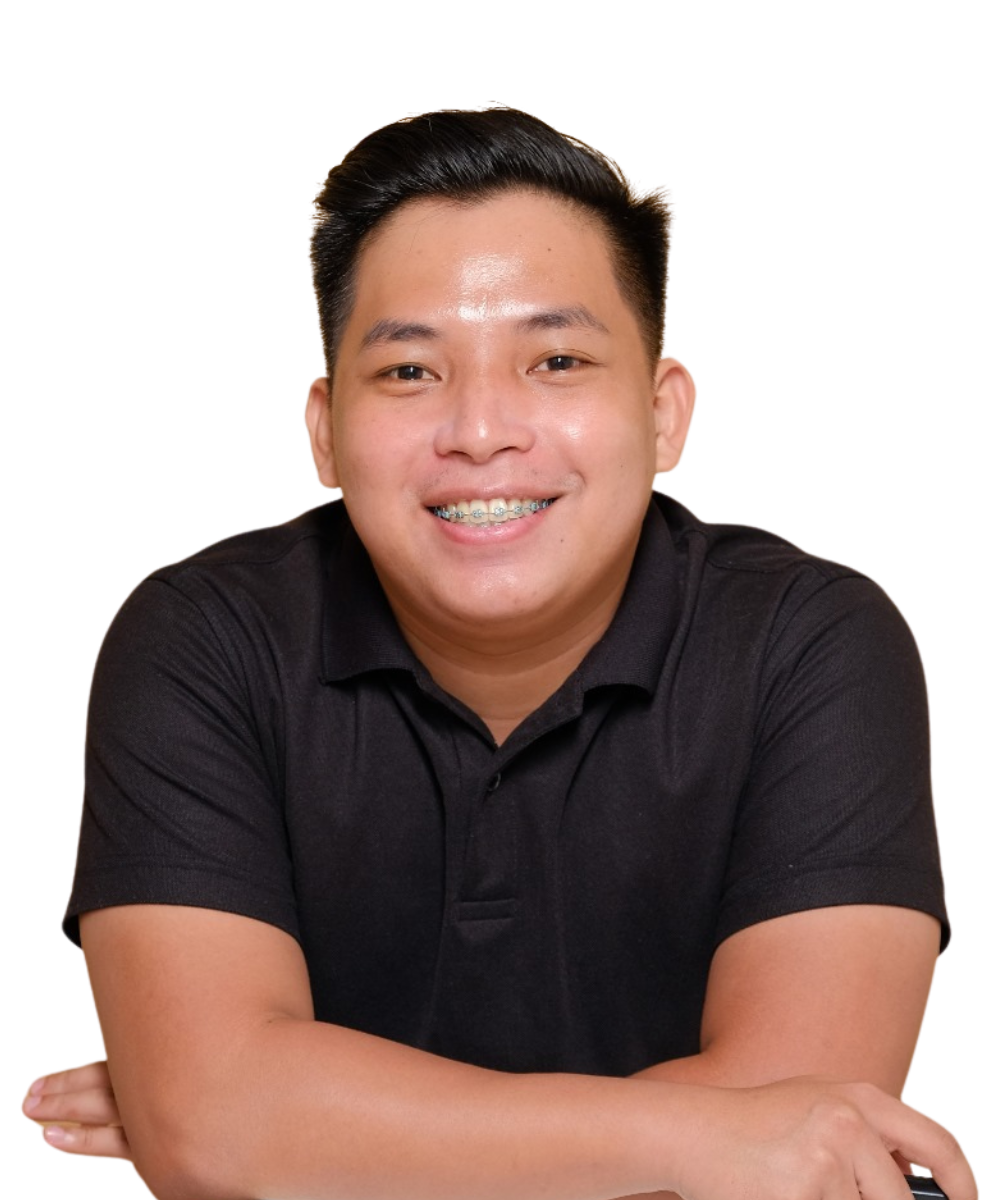Portrait of a man with a black shirt